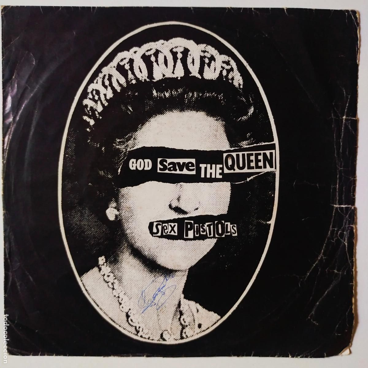 Discos de vinilo: SEX PISTOLS GOD SAVE THE QUEEN- SINGLE ESPA&Ntilde;OL.