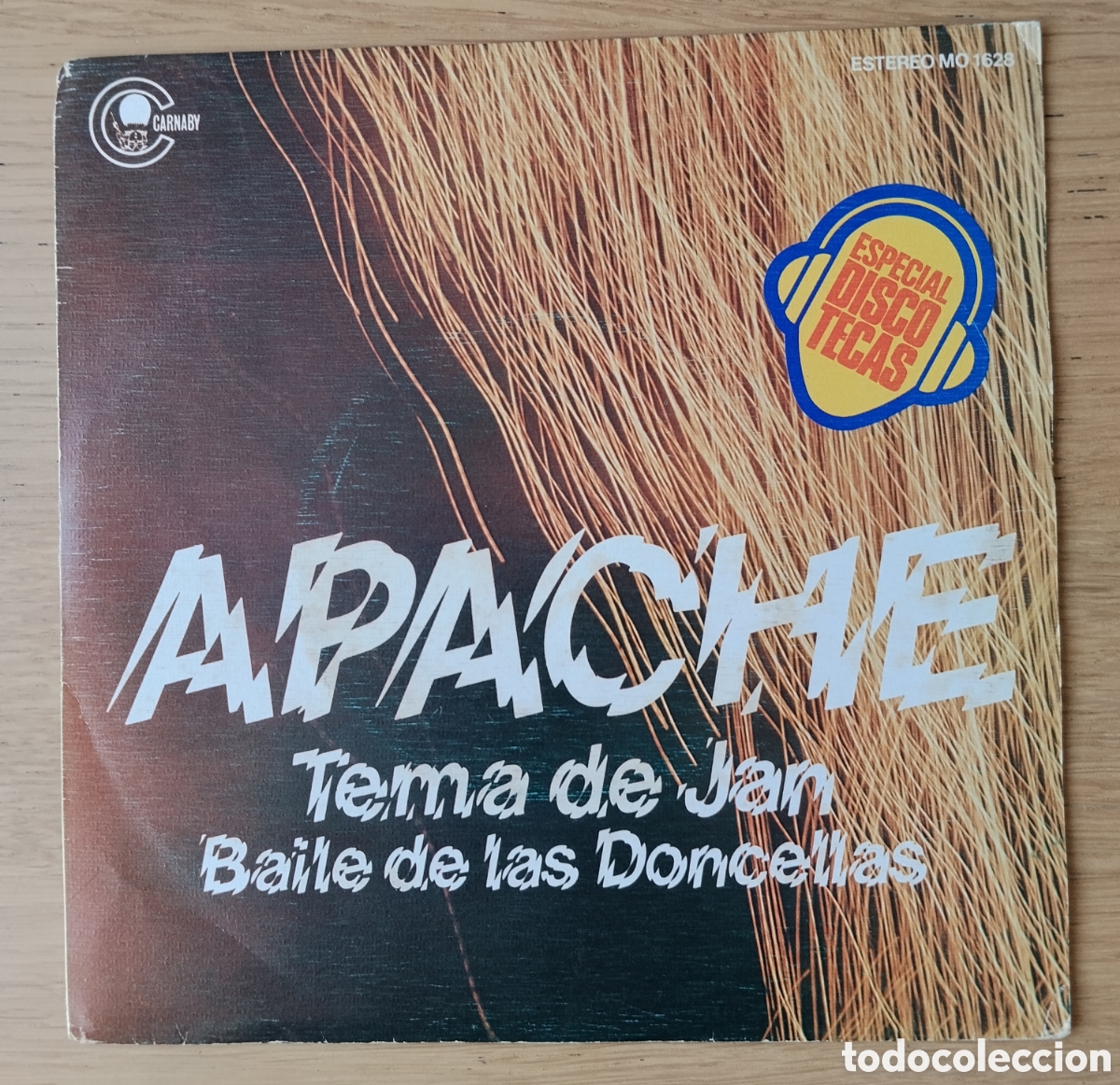Discos de vinilo: APACHE : &rdquo;JAN'S THEME&rdquo; SINGLE VINILO 1976 - DISCO -FUNK
