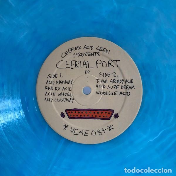 Discos de vinilo: Ceephax Acid Crew &lrm;&ndash; Ceerial Port EP (W&eacute;M&egrave;, 2024) - EP - Reedici&oacute;n azul transl&uacute;cido - Acid - Nuevo