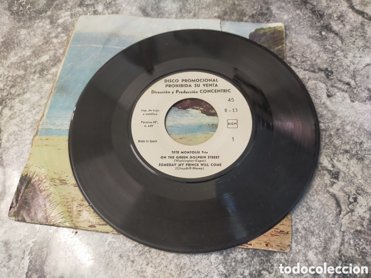 Discos de vinilo: Tete Montoliu Trio - Disco Promocional 7 a&ntilde;o 1966