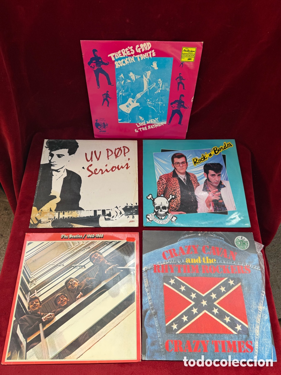 Discos de vinilo: Lote Vinilos,The Beatles,Rock,etc!