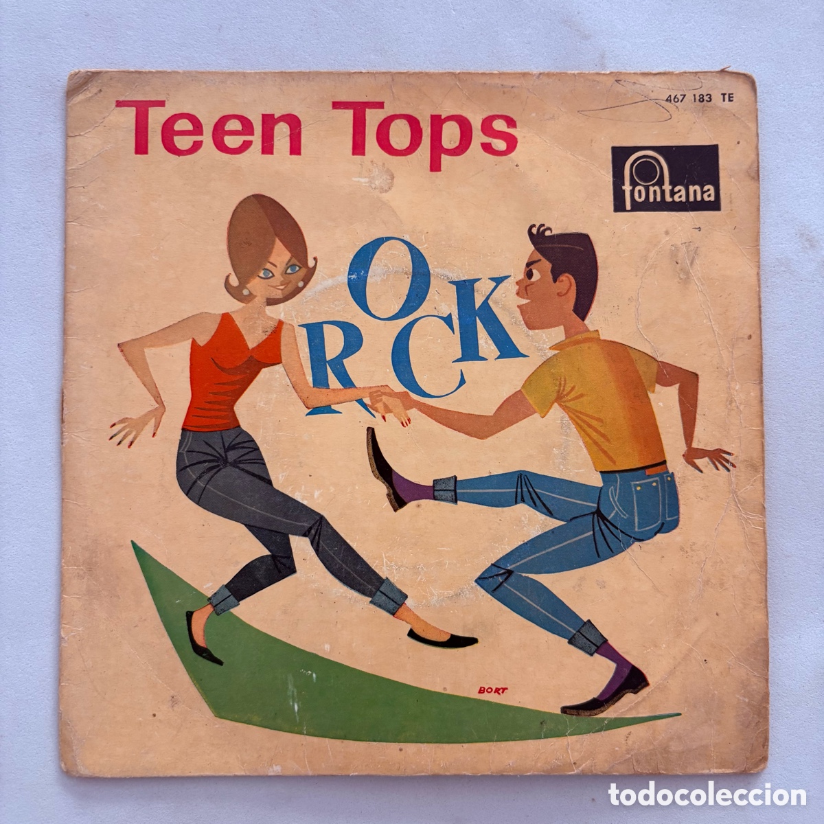 Discos de vinilo: SINGLE EP 7'' Teen Tops Rock DE 1961