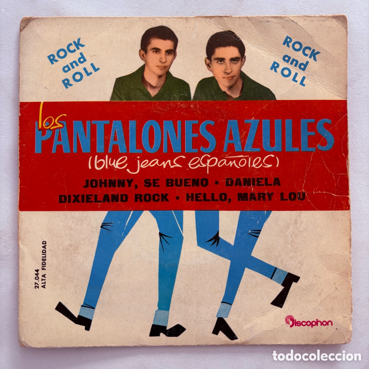 Discos de vinilo: single ep 7'' Los Pantalones Azules &lrm;&ndash; Johnny Se Bueno de 1961