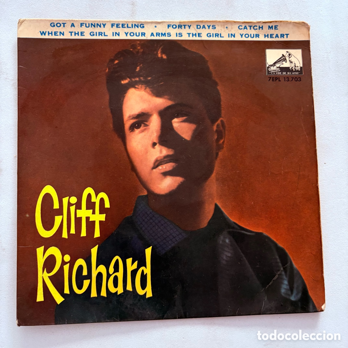 Discos de vinilo: single ep 7'' Cliff Richard &lrm;&ndash; Got A Funny Feeling edicion espa&ntilde;ola de 1962