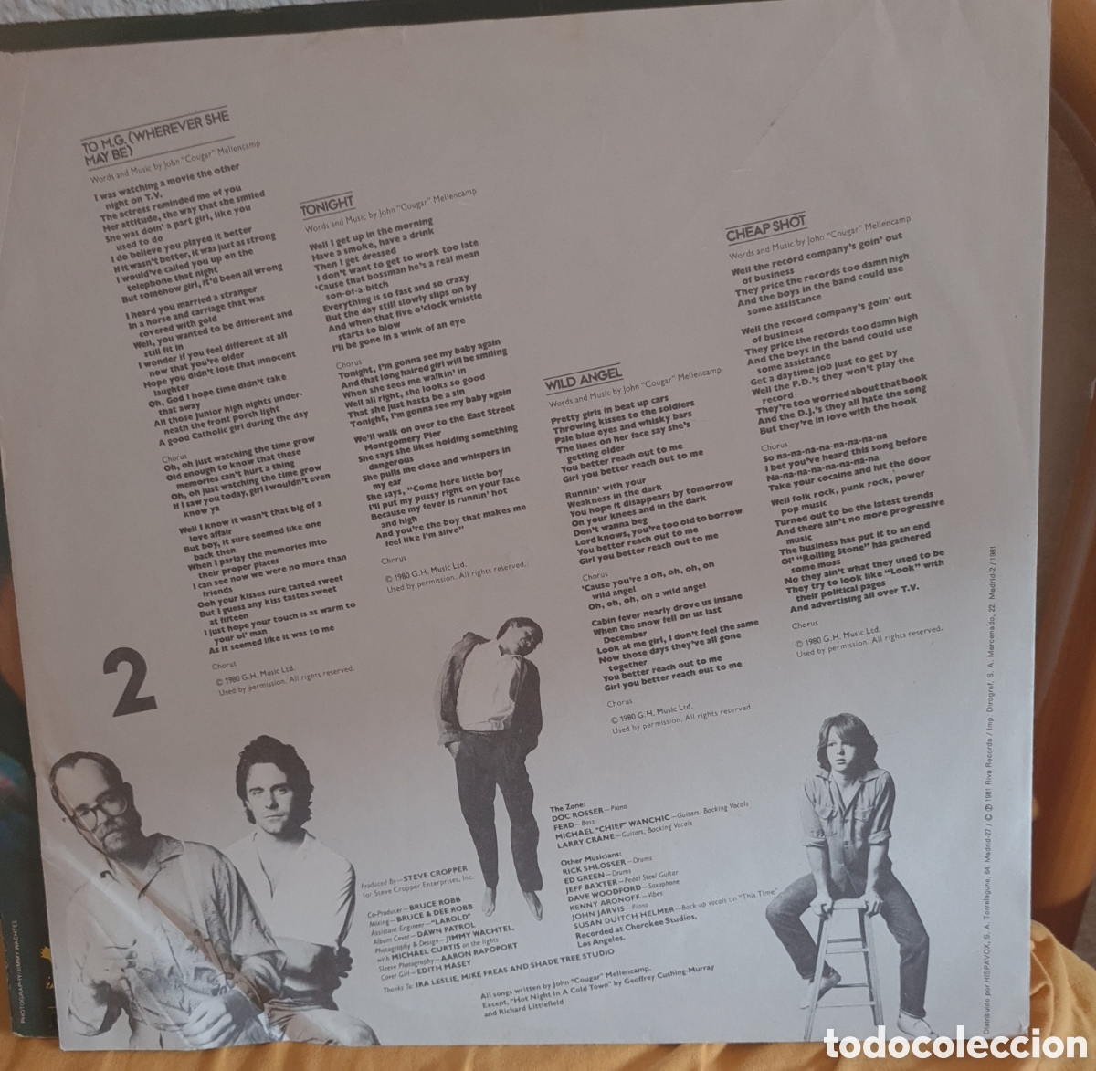Discos de vinilo: JOHN COUGAR * NOTHIN MATTERS AND WHAT IF IT DID - Foto 4