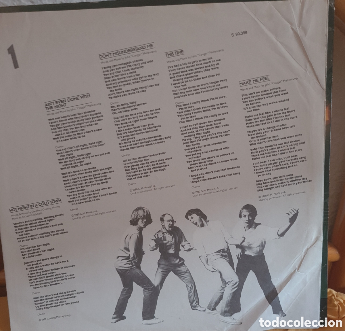 Discos de vinilo: JOHN COUGAR * NOTHIN MATTERS AND WHAT IF IT DID - Foto 5
