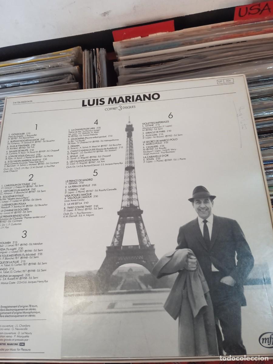 Discos de vinilo: LUIS MARIANO- CAJA DE 3 LPS. FRANCIA. - Foto 2