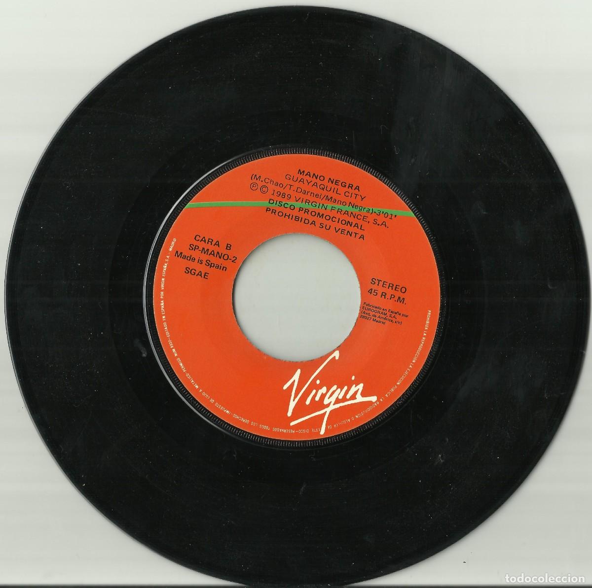 Discos de vinilo: MANO NEGRA 1989 single - Foto 4