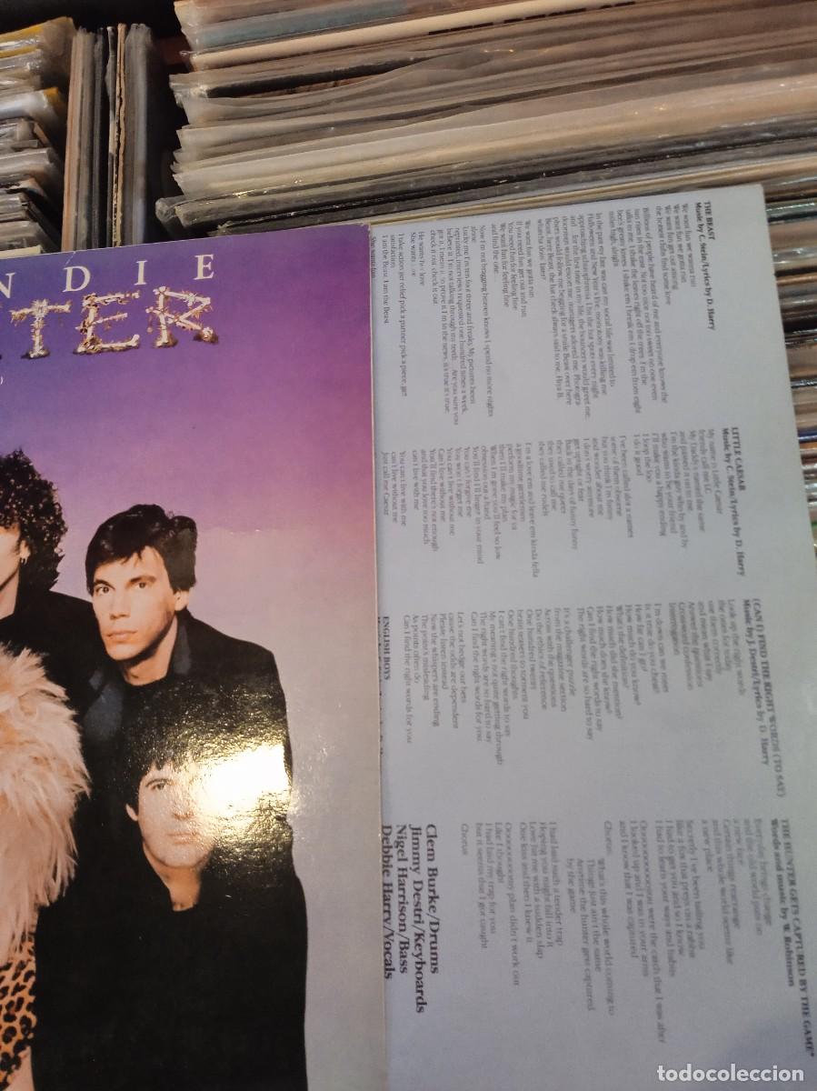 Discos de vinilo: BLONDIE- THE HUNTER. LP ESPA&Ntilde;A - Foto 3