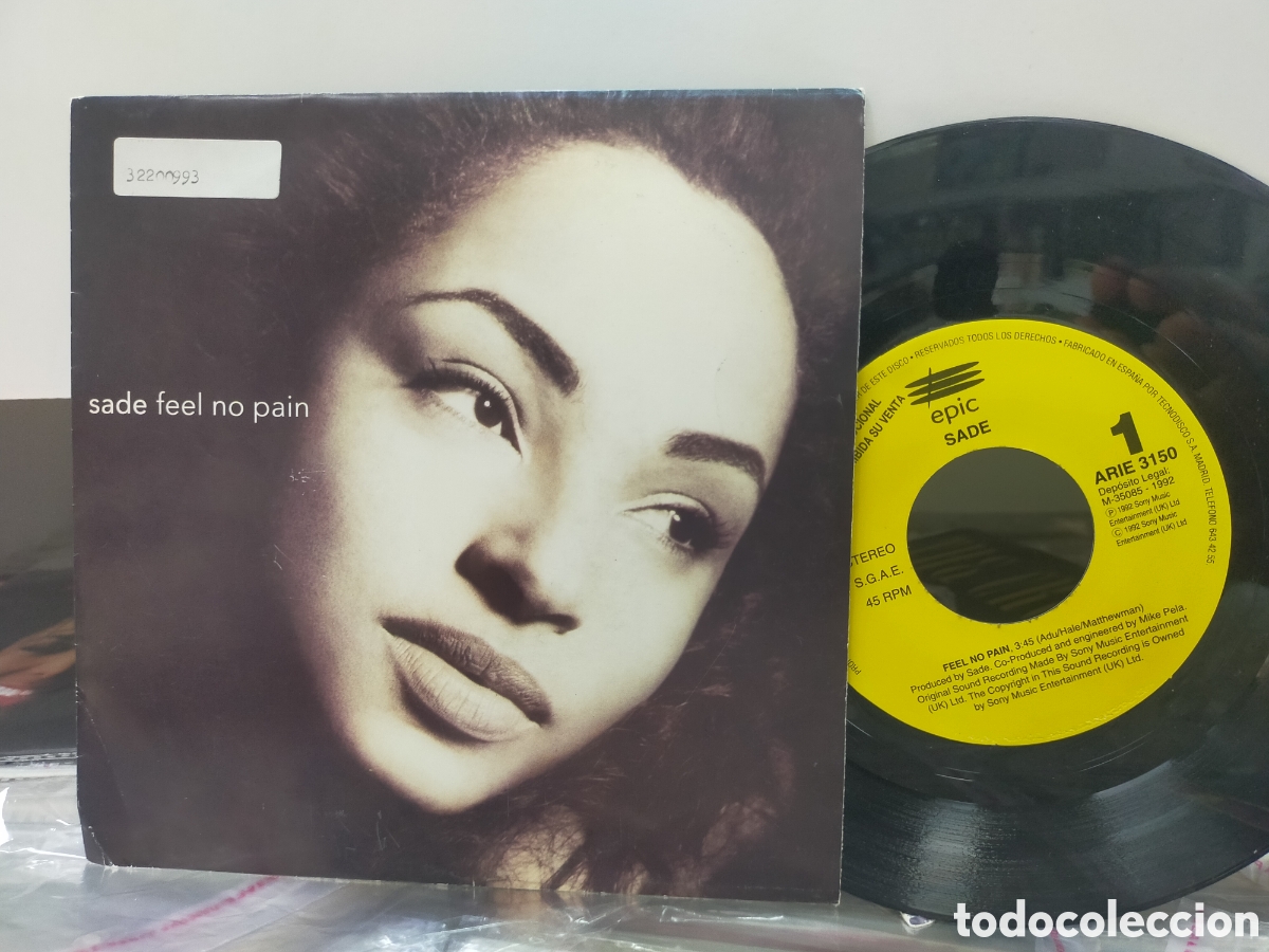 Discos de vinilo: Sade single promocional por una sola cara feel no pain Espa&ntilde;a 1992