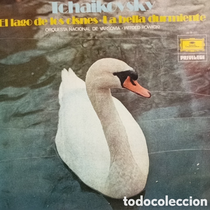 Discos de vinilo: TCHAIKOVSKY EL LAGO DE LOS CISNES Y LA BELLA DURMIENTE ORQUESTA NACIONAL DE VARSOVIA.