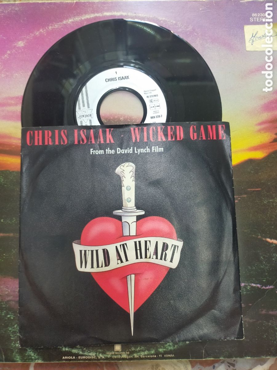 Discos de vinilo: Chris isaak single wicked game b.s.o. Wild at heart Alemania 1990