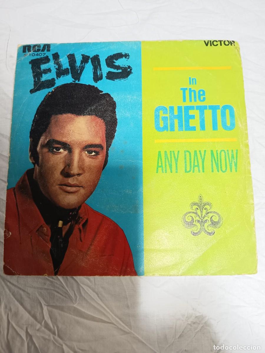 Discos de vinilo: SINGLE - ELVIS PRESLEY - IN THE GHETTO - 1969 - Foto 1