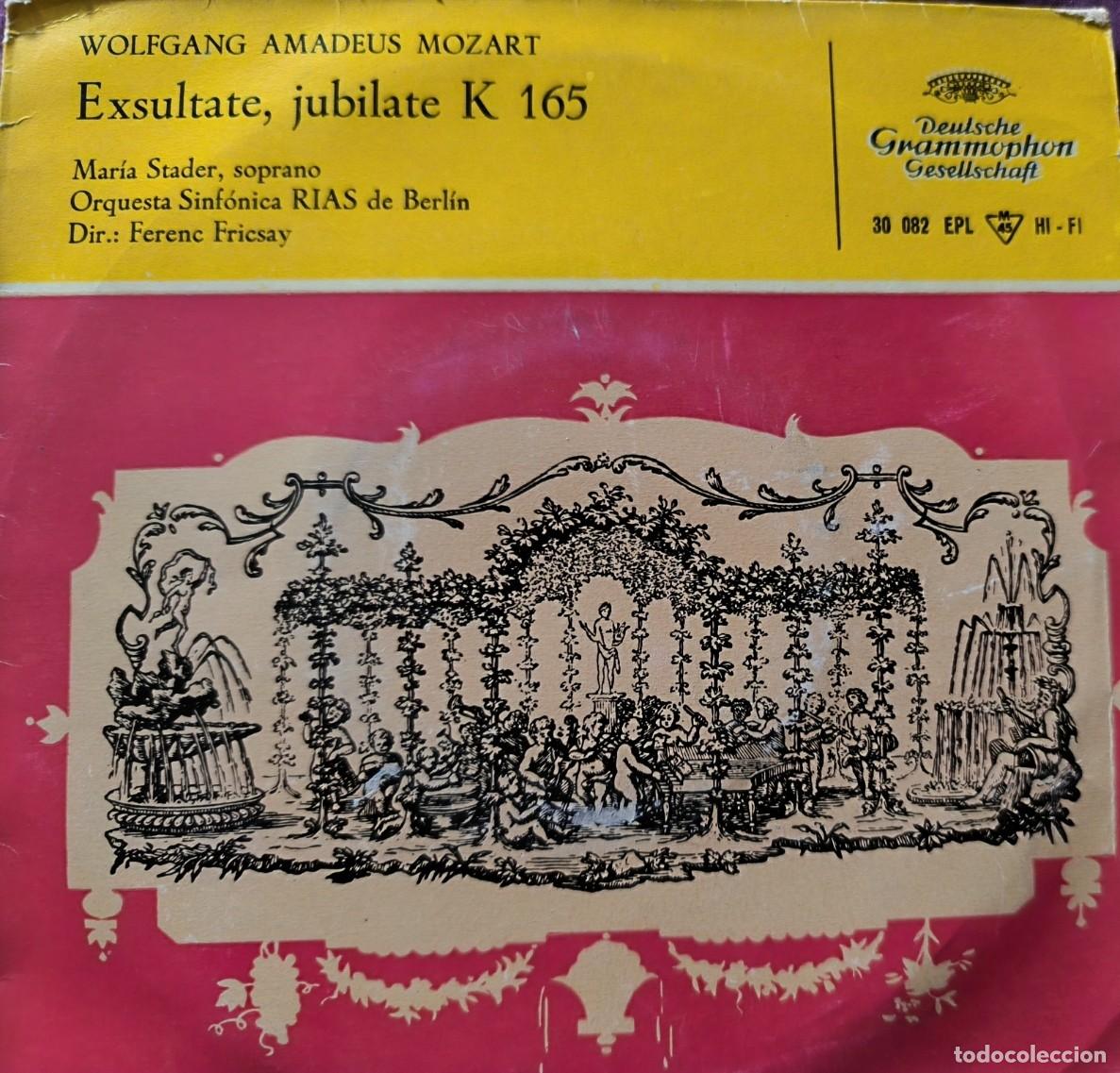 Discos de vinilo: Mozart: Exsultate, jubilate, K. 165