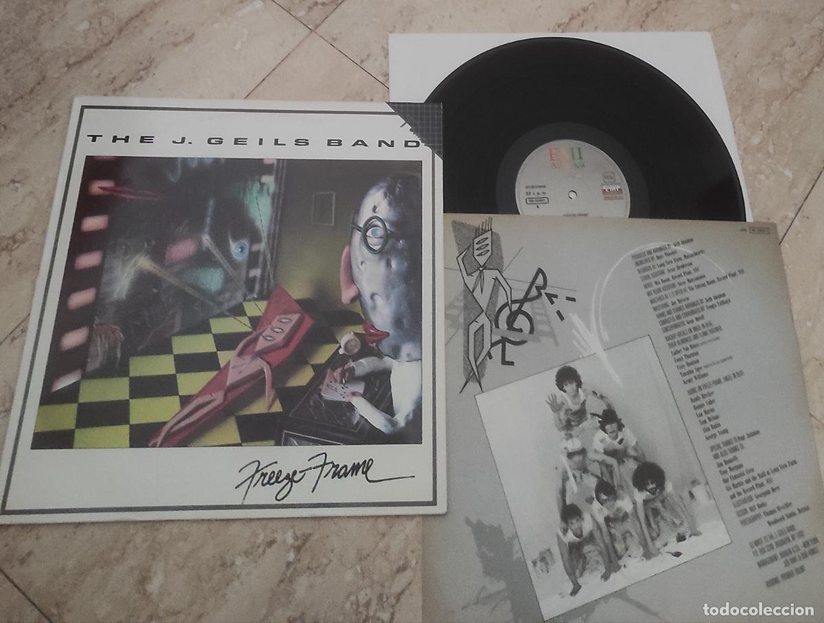 Discos de vinilo: The J. Geils Band &lrm;&ndash; Freeze-Frame-LP- ESPA&Ntilde;A- 1981- IMPECABLE ESTADO CONTIENE RARO INSERT