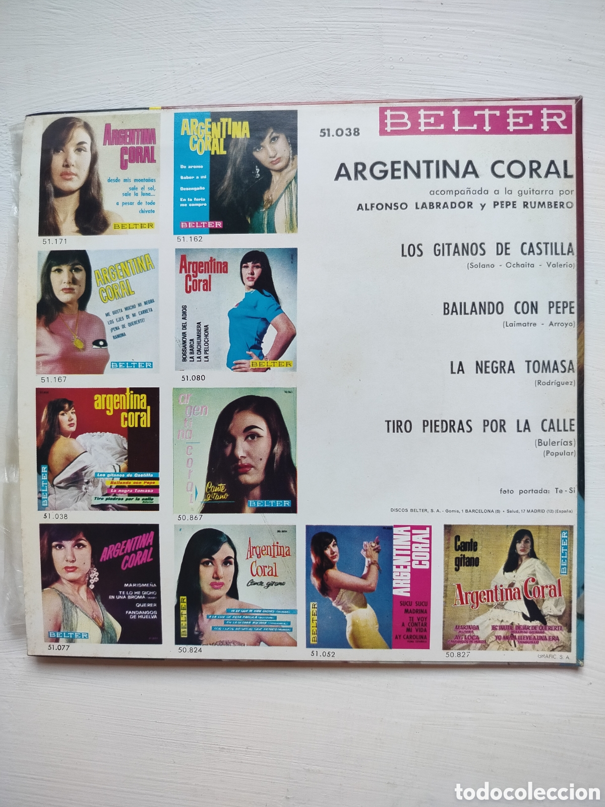 Discos de vinilo: Argentina Coral EP 1963 - Foto 2