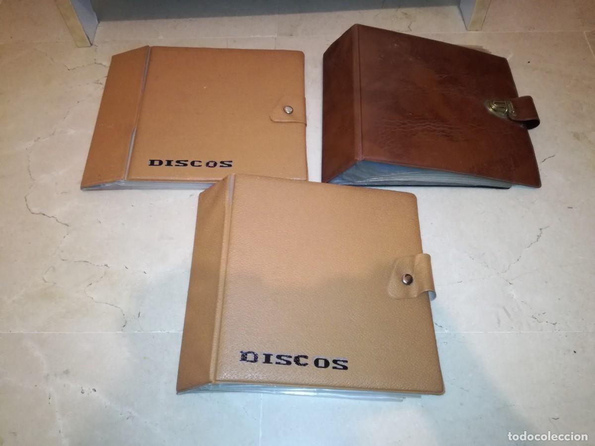 Discos de vinilo: LOTE DE 3 ALBUMES PARA GUARDAR EPs Y SINGLES