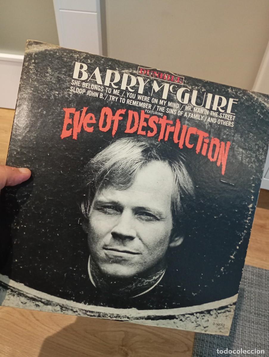 Discos de vinilo: LP ORIG USA BARRY MCGUIRE EVE OS DESTRUCTION 1965 MUY BIEN SONIDO p.f. sloan