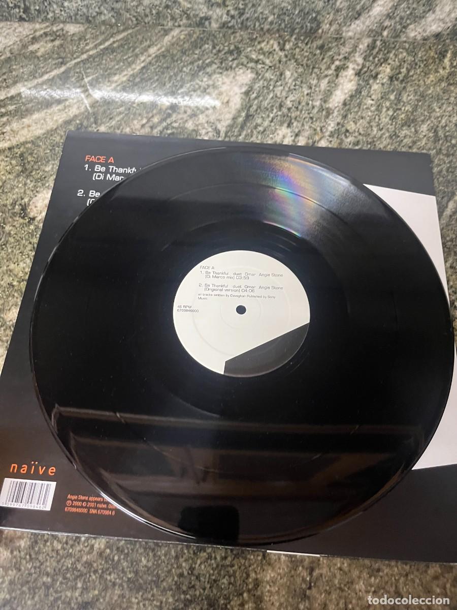 Discos de vinilo: Omar Feat. Angie Stone Be Thankful - Foto 3