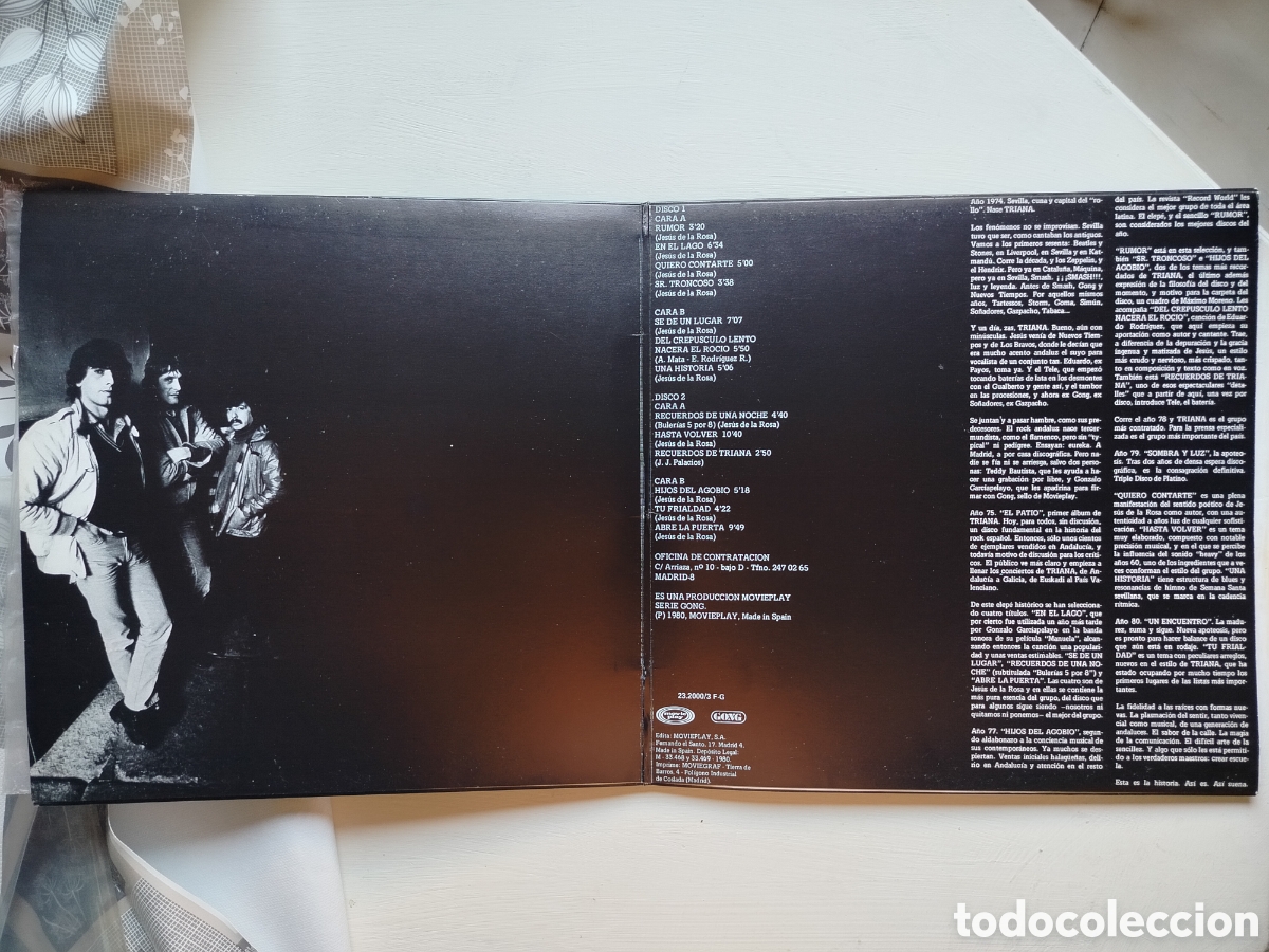 Discos de vinilo: Triana 2xLPs 5&deg; Aniversario - Foto 3