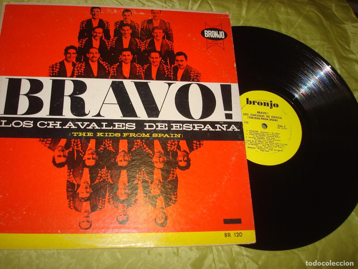 Discos de vinil: LOS CHAVALES DE ESPA&Ntilde;A ( THE KIDS FROM SPAIN . BRAVO&iexcl;. BRONJO, 1956. EDC. USA