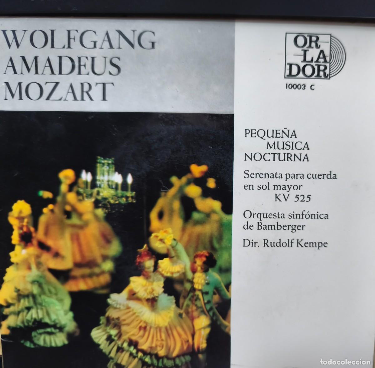 Discos de vinilo: Mozart: Peque&ntilde;a m&uacute;sica nocturna Serenata para cuerda en sol mayor, KV 525