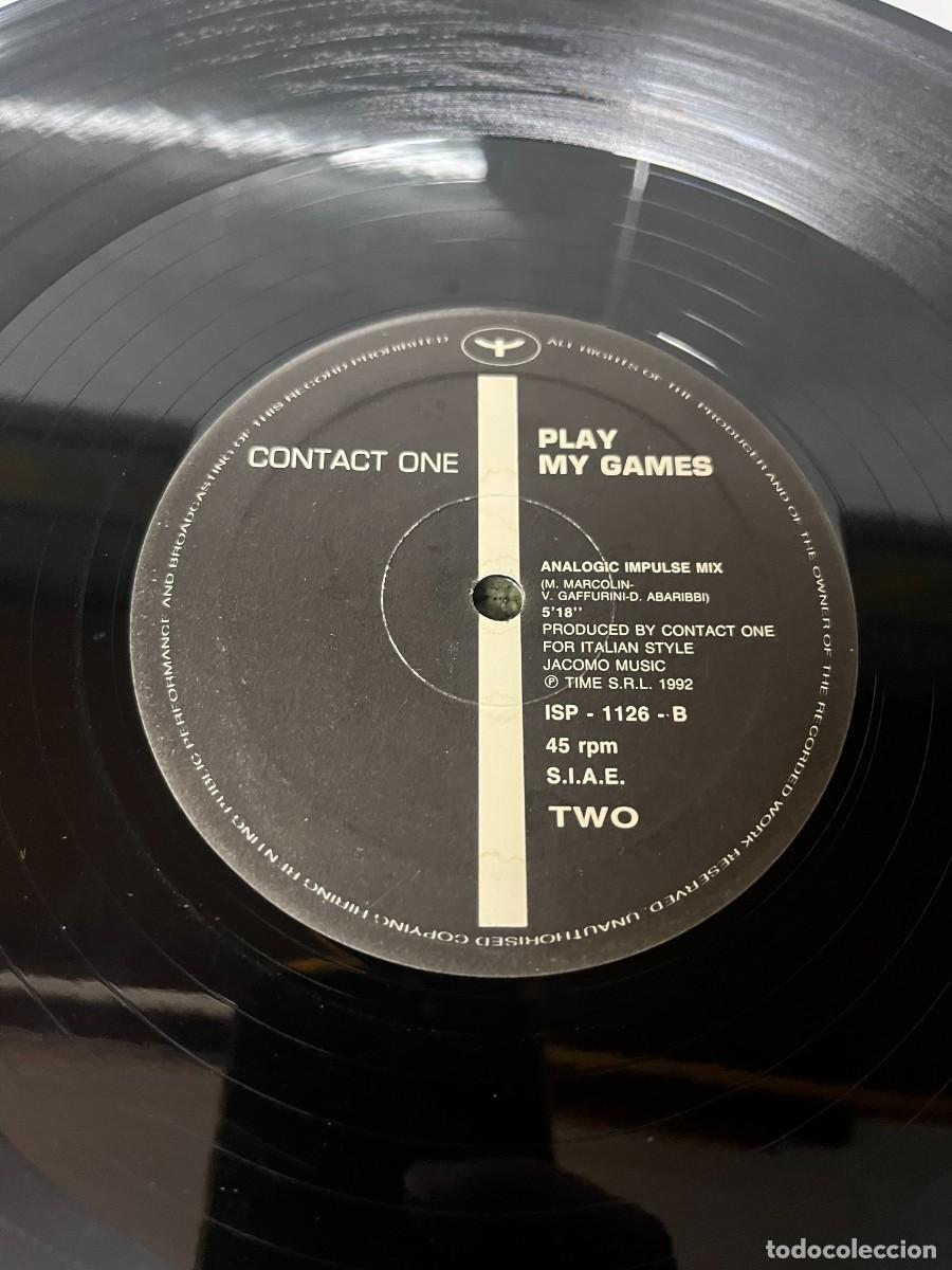 Discos de vinilo: Contact One Play My Games - Foto 3
