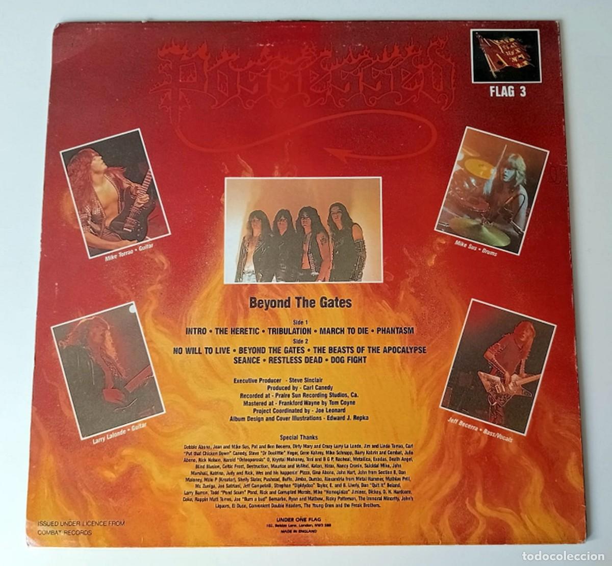 Discos de vinilo: LP POSSESSED - BEYOND THE GATES - Foto 2