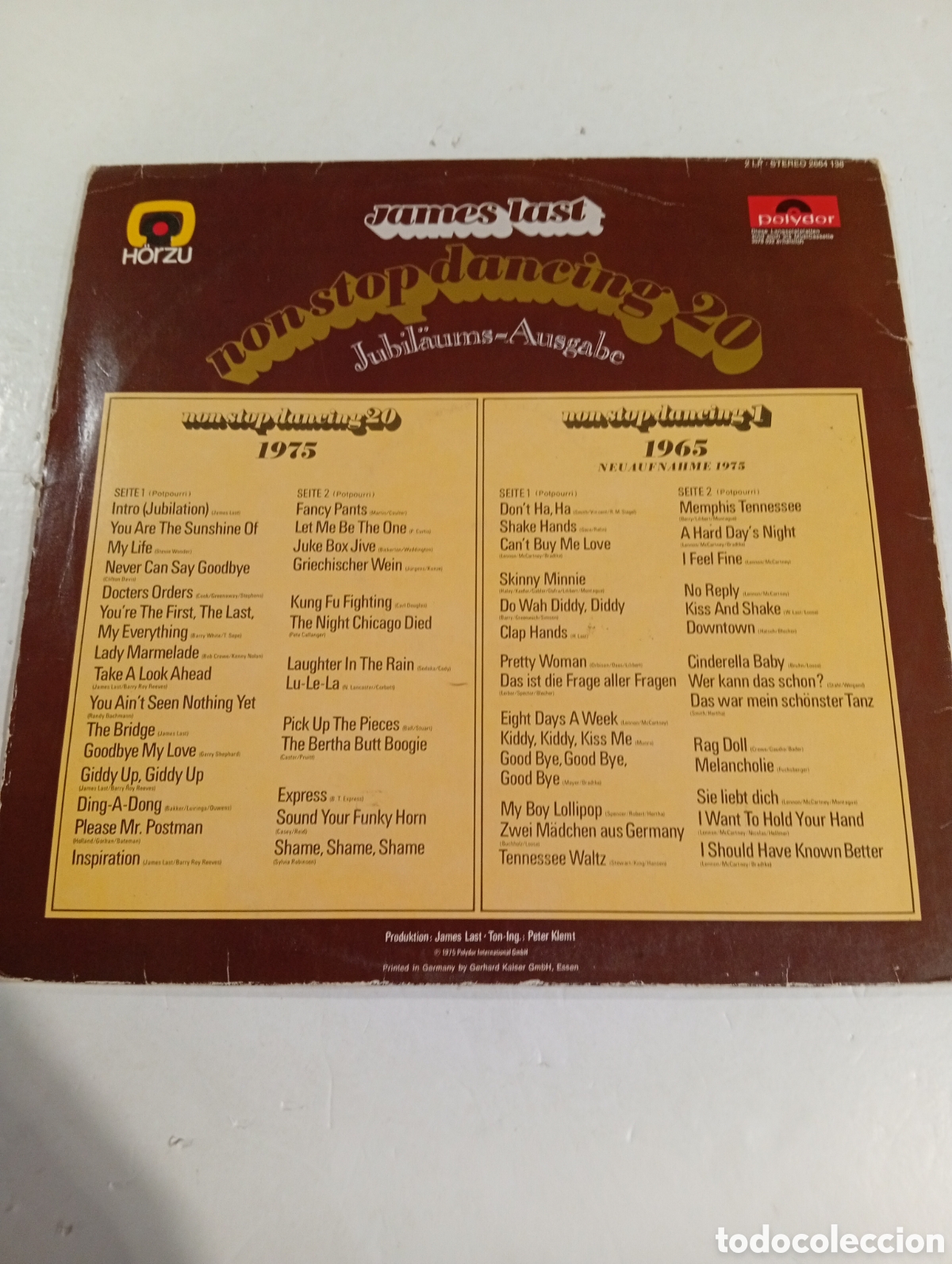 Discos de vinilo: James Last non stop dancing 20 Doble LP - Foto 2