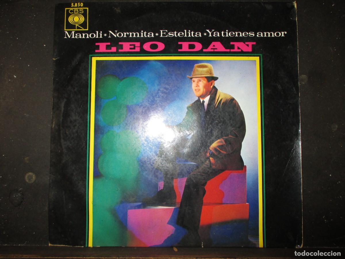 Disques de vinyle: 898- EP Vinilo Leo Dan - Manoli (1964) CBS 5.850 Muy Buen Estado