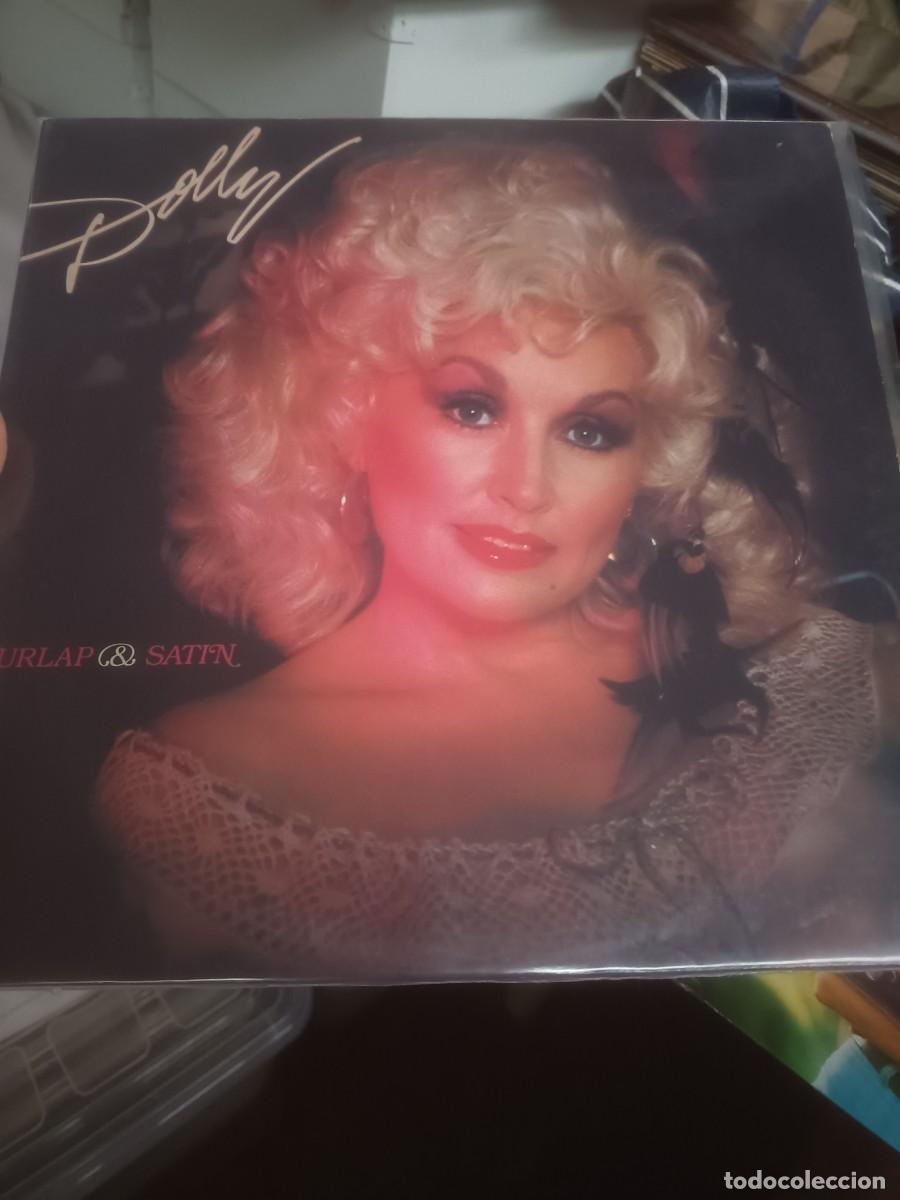Discos de vinilo: DISCO LP DOLLY PARTON,( BURLAP & SATIN) - Foto 1