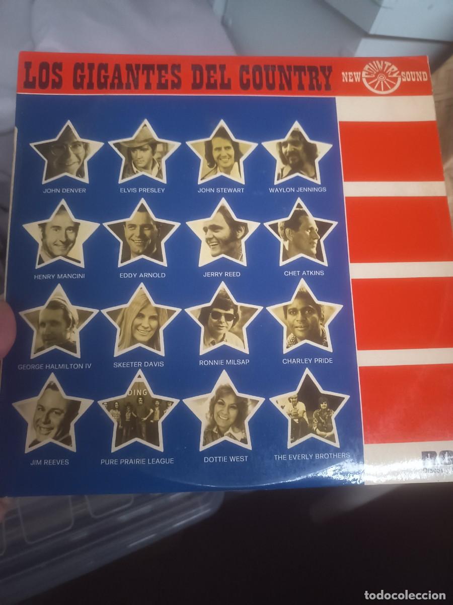 Discos de vinilo: DISCO LP LOS GIGANTES DEL COUNTRY