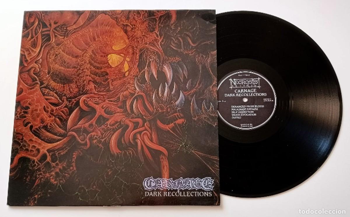 Discos de vinilo: LP CARNAGE - DARK RECOLLECTIONS - Foto 3