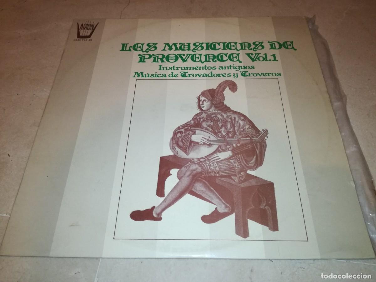 Discos de vinilo: LAS MUSICAS DE LA PROVENZA. VOL 1. TROVADORES Y TROVEROS-CONTIENE ENCARTE-ORIGINAL 1975