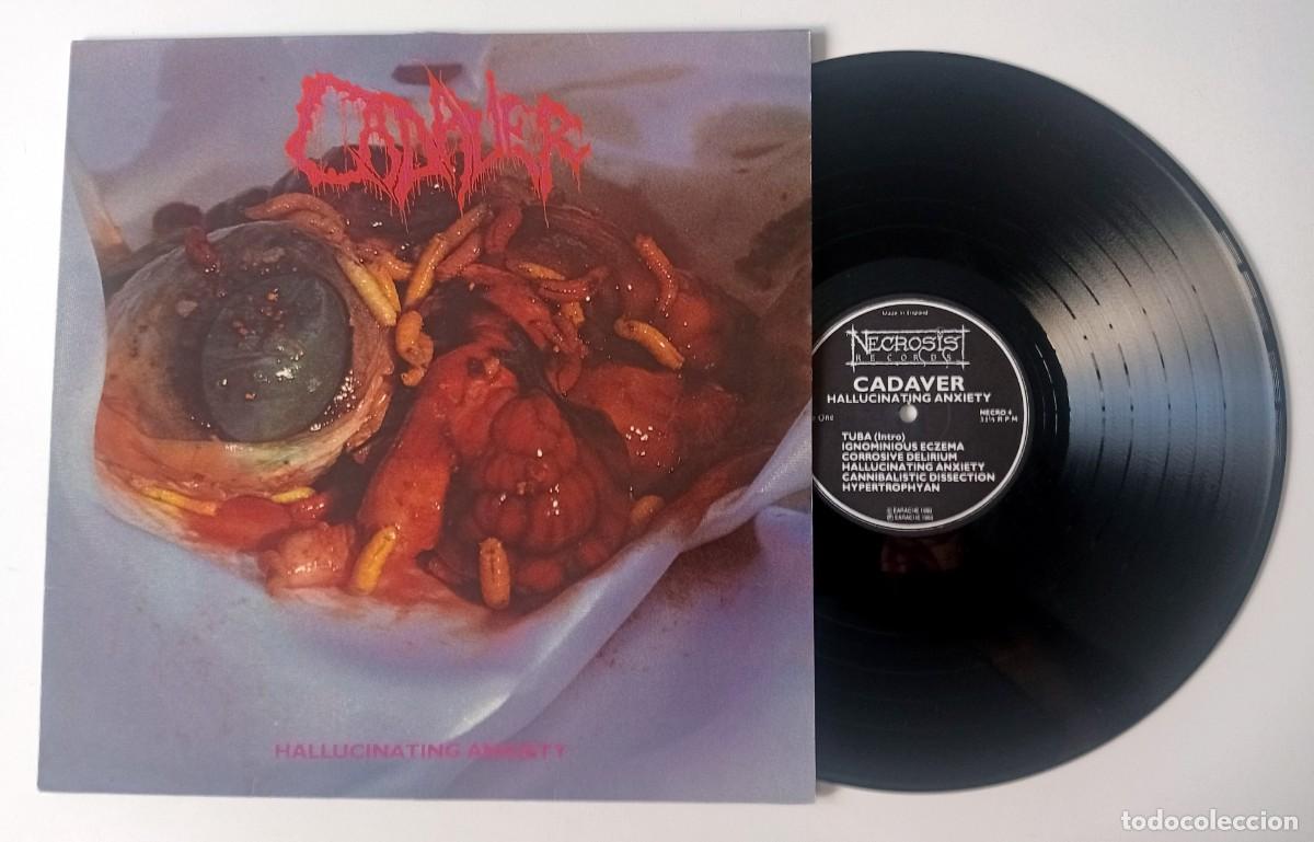 Discos de vinilo: LP CADAVER - HALLUCINATING ANXIETY - Foto 3