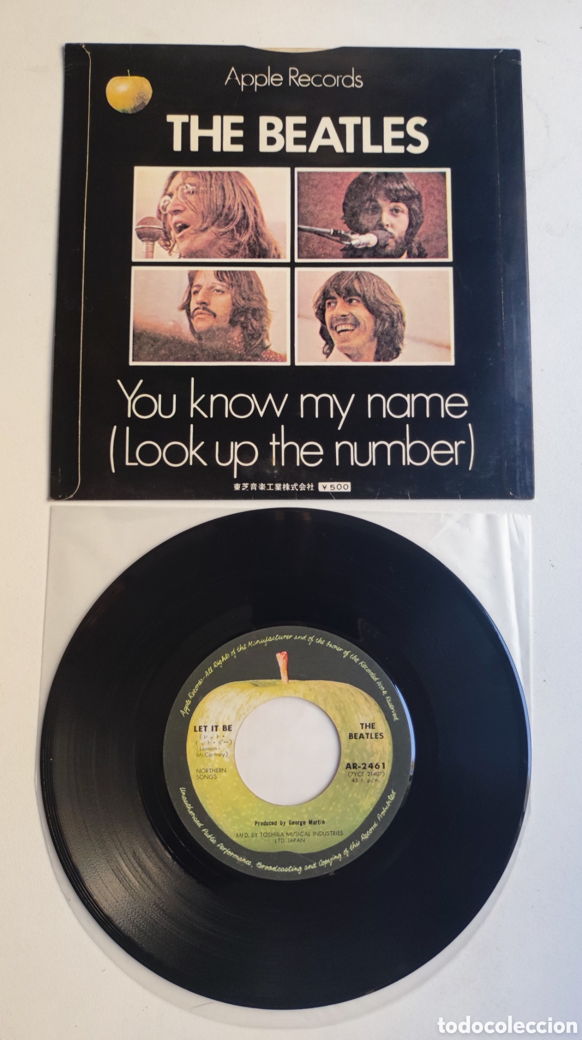 Discos de vinilo: JAPAN - THE BEATLES / LET IT BE + YOU KNOW MY NAME - APPLE RECORDS & TOSHIBA MUSICAL JAPAN / AR-2461