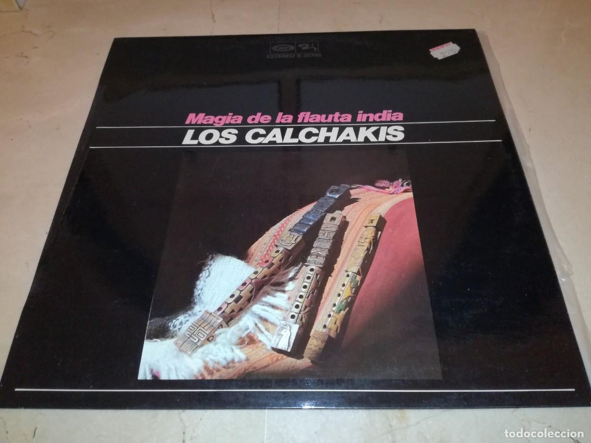 Discos de vinilo: LOS CALCHAKIS - MAGIA DE LA FLAUTA INDIA - VINILO EN EXCELENTE ESTADO