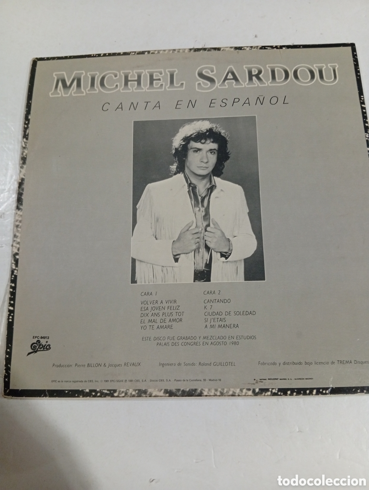 Discos de vinilo: Michel Sardou Canta en espa&ntilde;ol - Foto 2