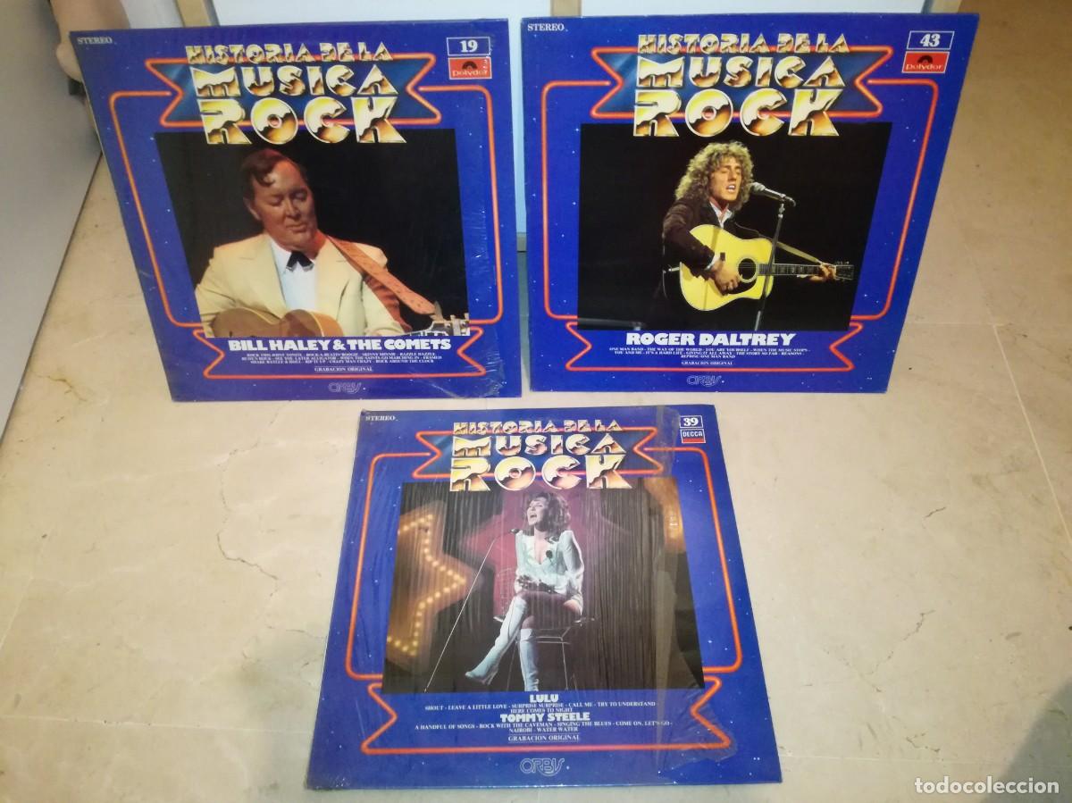 Discos de vinilo: LOTE 3 LPs DE LA HISTORIA DE LA MUSICA ROCK-N&ordm; 19, 39 Y 43