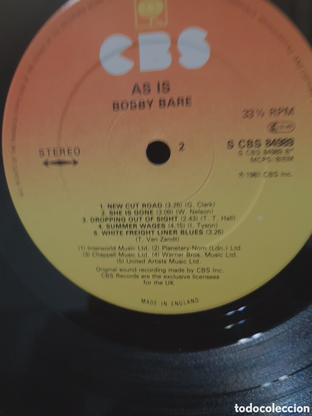 Discos de vinilo: BOBBY BARE * AS IS **** - Foto 3