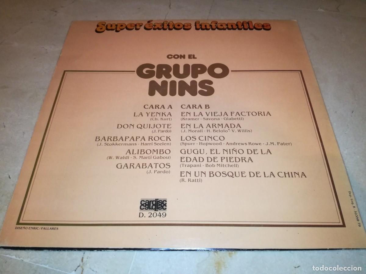 Discos de vinilo: GRUPO NINS-SUPER &Eacute;XITOS INFANTILES - Foto 2