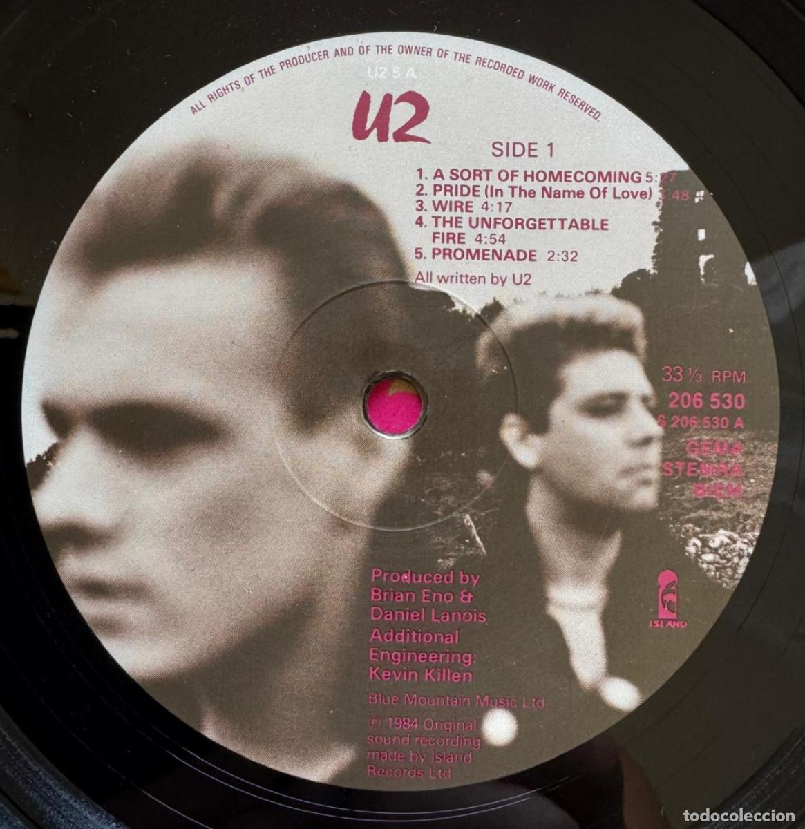 Discos de vinilo: u2 33t the unforgatable fire (1984 Germany) EX EX - Foto 4