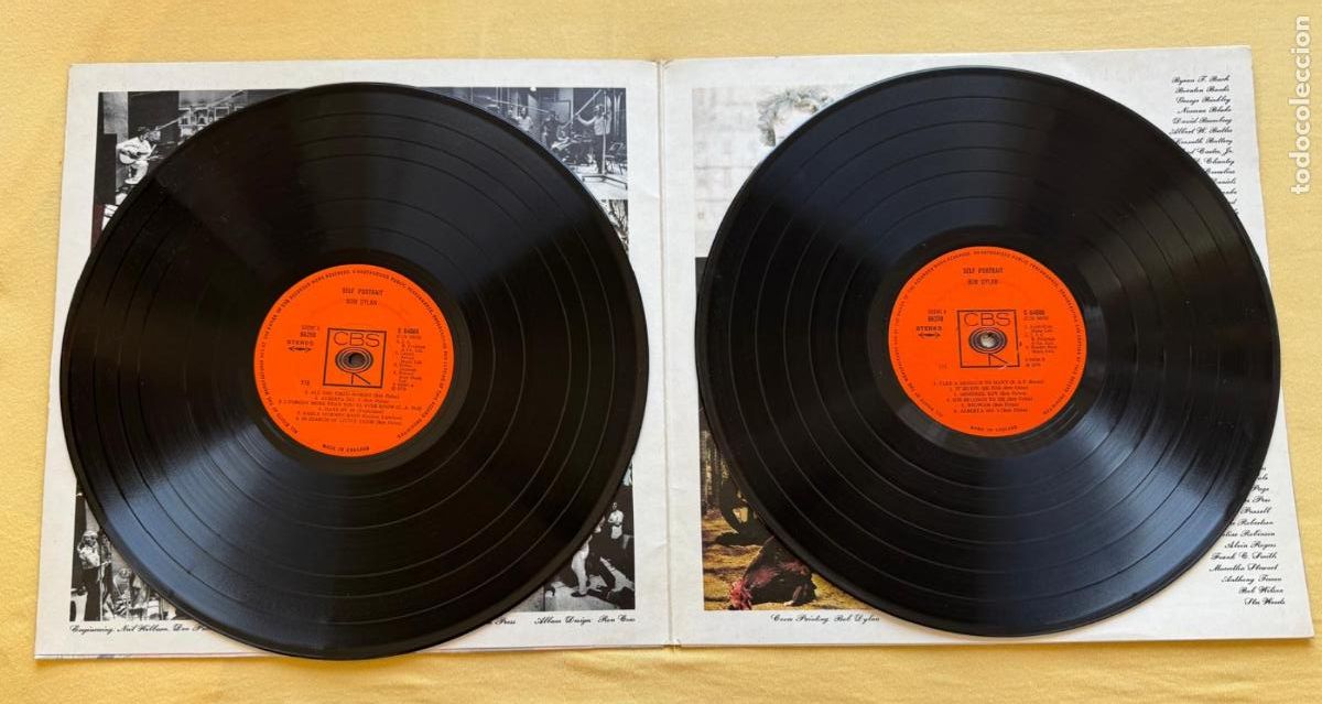 Discos de vinilo: bob dylan double 33t self portrait EX EX - Foto 4