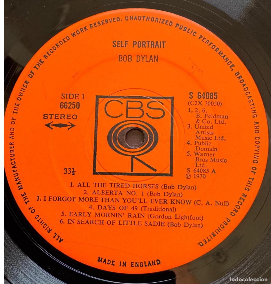 Discos de vinilo: bob dylan double 33t self portrait EX EX - Foto 5