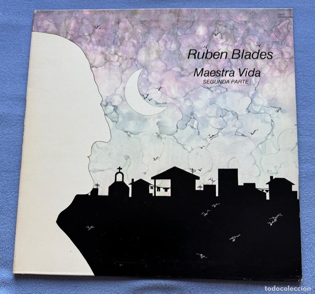 Discos de vinilo: ruben blades 33t maestra vida segunda parte (costa rica finia EX EX lp