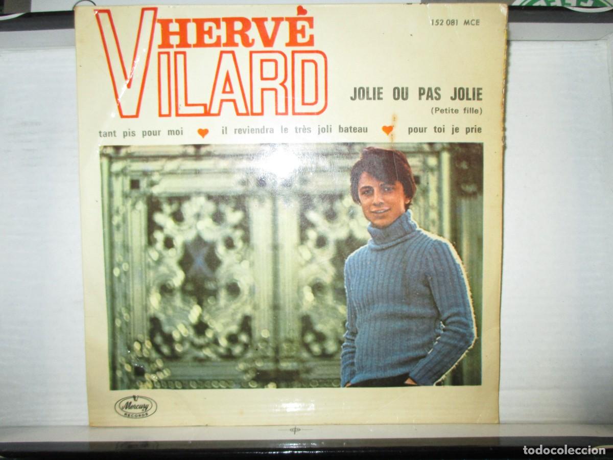 Discos de vinil: 903- Vinilo EP 7&rdquo; Herv&eacute; Vilard &ndash; Jolie Ou Pas Jolie (1966) - Edici&oacute;n Original Mercury Records (152 0