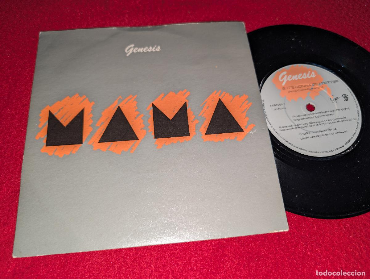 Discos de vinilo: GENESIS Mama/It's gonna get better 7'' SINGLE 1983 Virgin ENGLAND UK