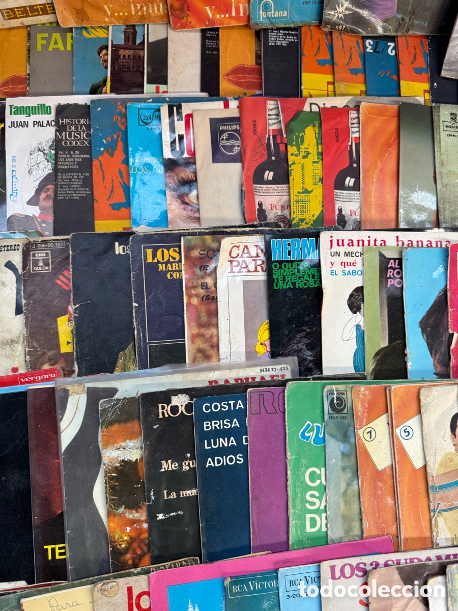 Discos de vinilo: Gran lote +100 discos peque&ntilde;os de vinilo,Singles! - Foto 7