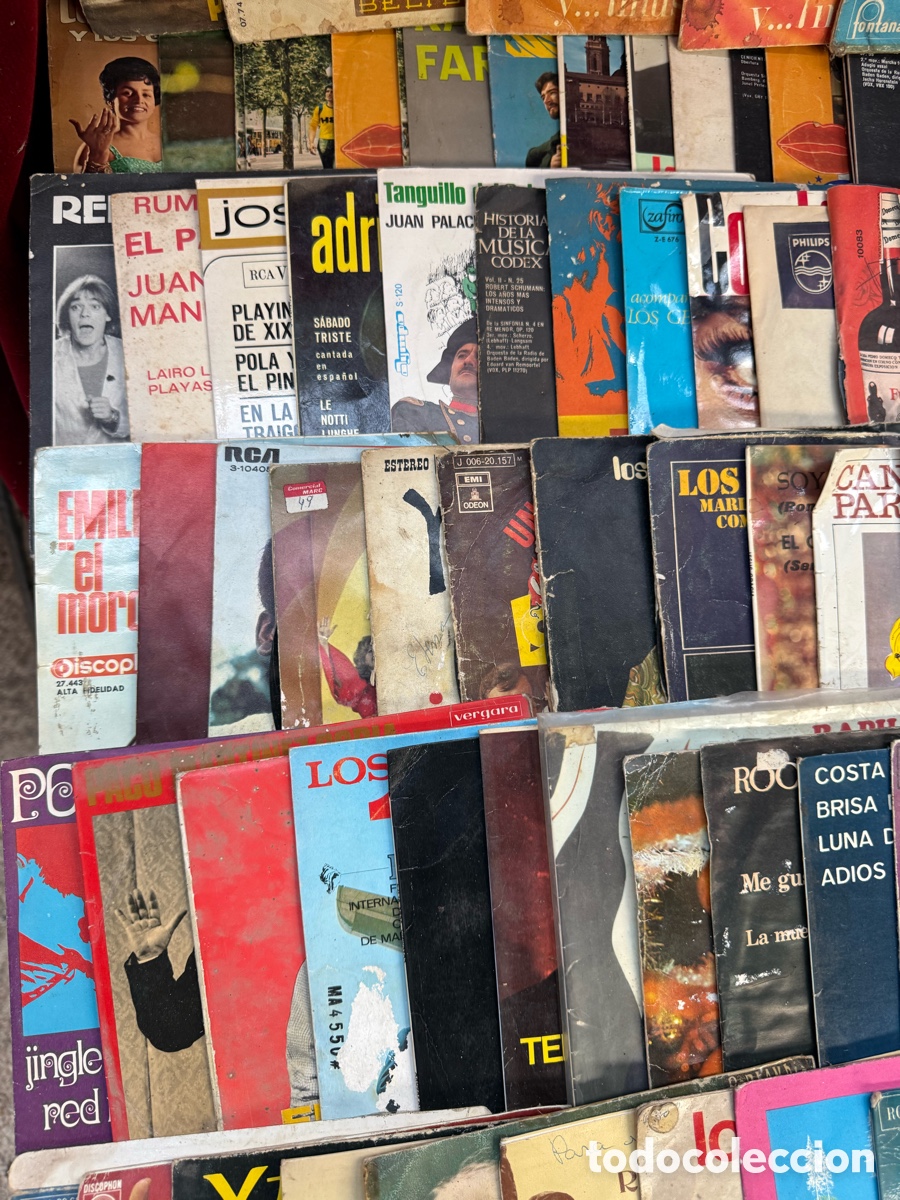 Discos de vinilo: Gran lote +100 discos peque&ntilde;os de vinilo,Singles! - Foto 8