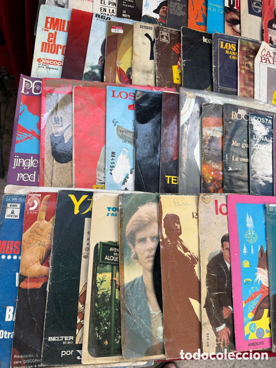 Discos de vinilo: Gran lote +100 discos peque&ntilde;os de vinilo,Singles! - Foto 9